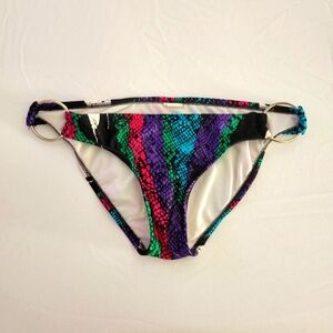 Target Colorful Snake Print Bikini Bottom